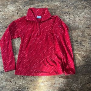 Ladies Columbia quarter zip fleece